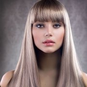 Mashroom Blond Natuerliche Farbschattierung Langes Glattes Haar